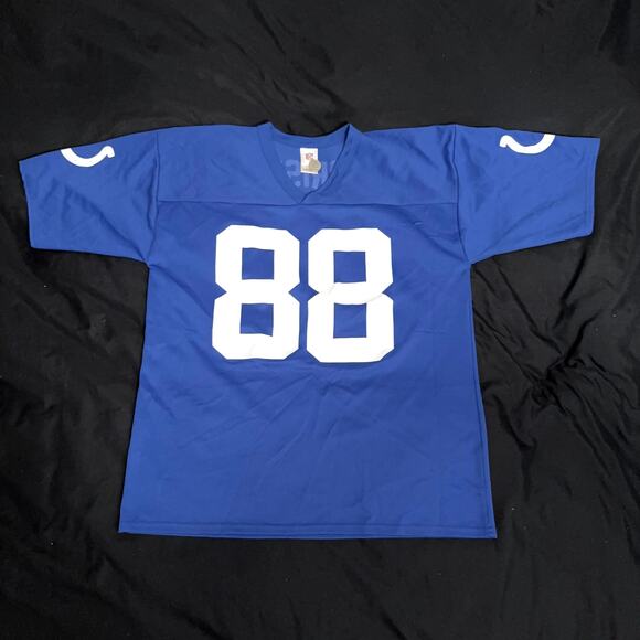 NFL Indianapolis Colts jersey #88 Marvin Harrison LARGE - Picture 1 of 7